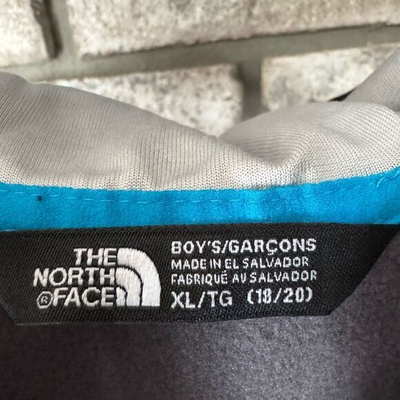 The North Face Gray and Teal Jacket - Picture 4 of 5